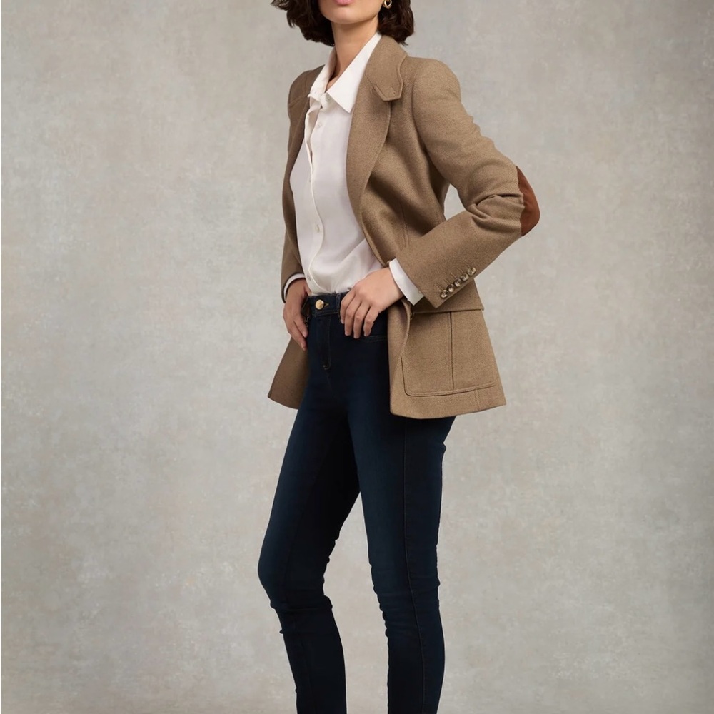 Holland Cooper Women’s Tan Paddington Blazer NWOT